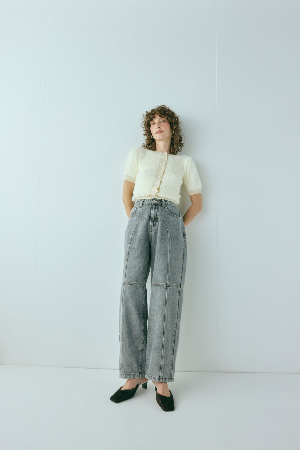 Zora Denim Jeans Washed Grey