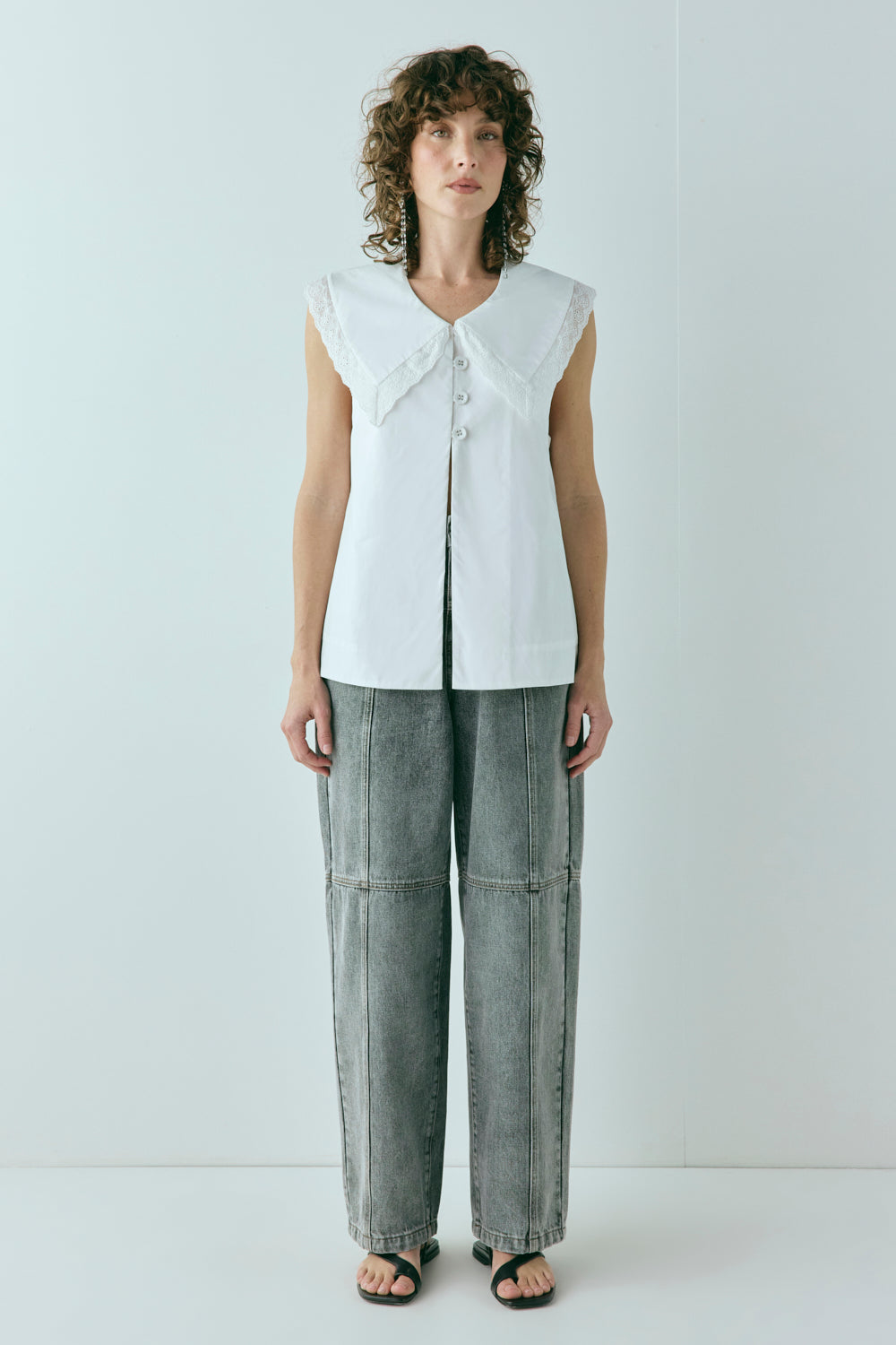 Mae Top White - size:Kelsey:AU 6 / US 2 