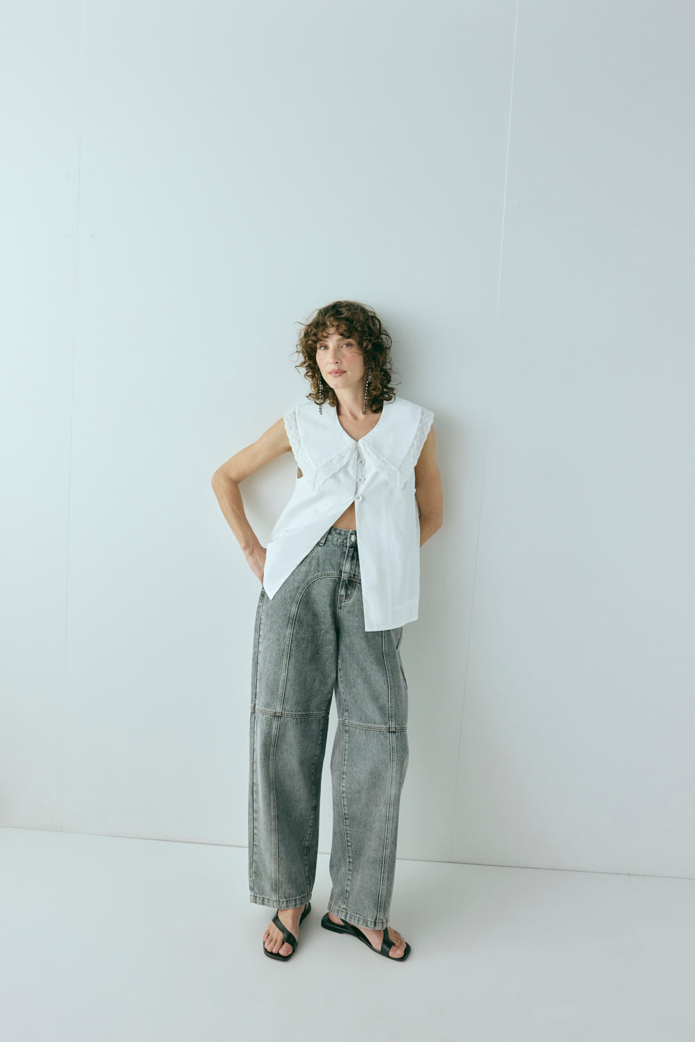 Zora Denim Jeans Washed Grey