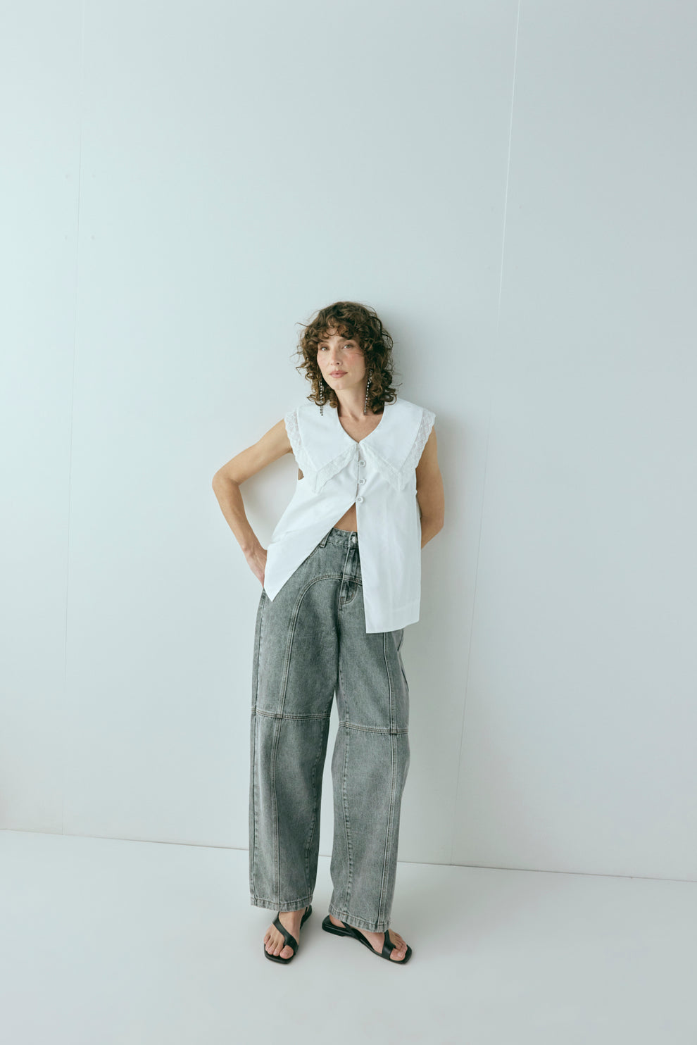 Zora Denim Jeans Washed Grey