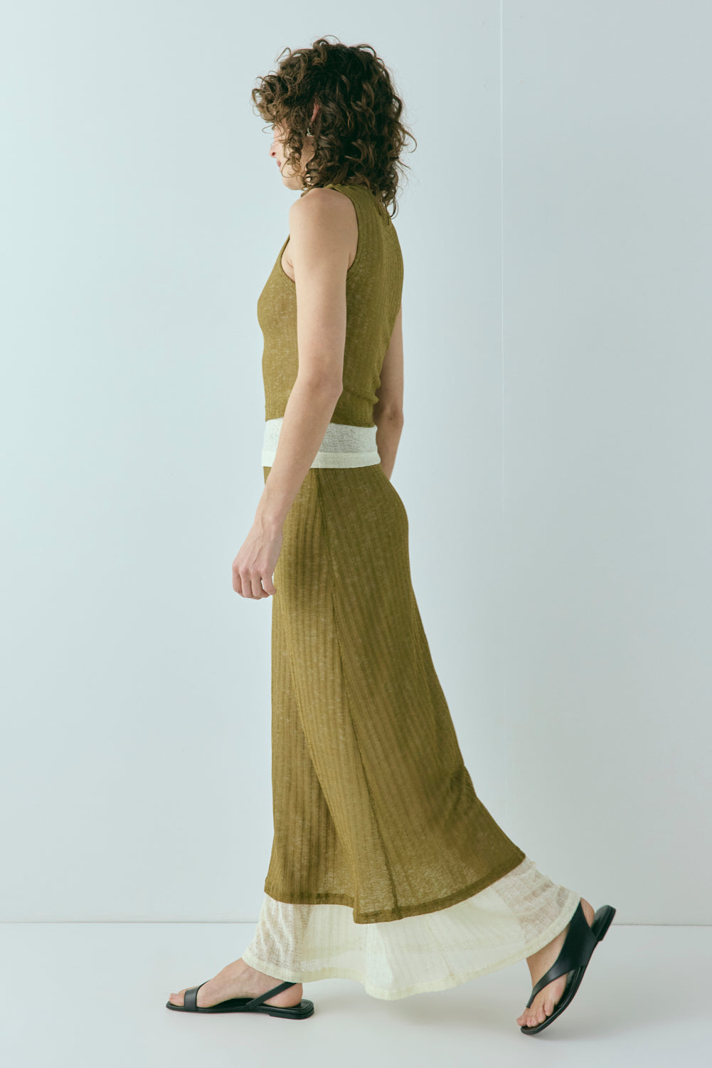 Jil Maxi Skirt Khaki