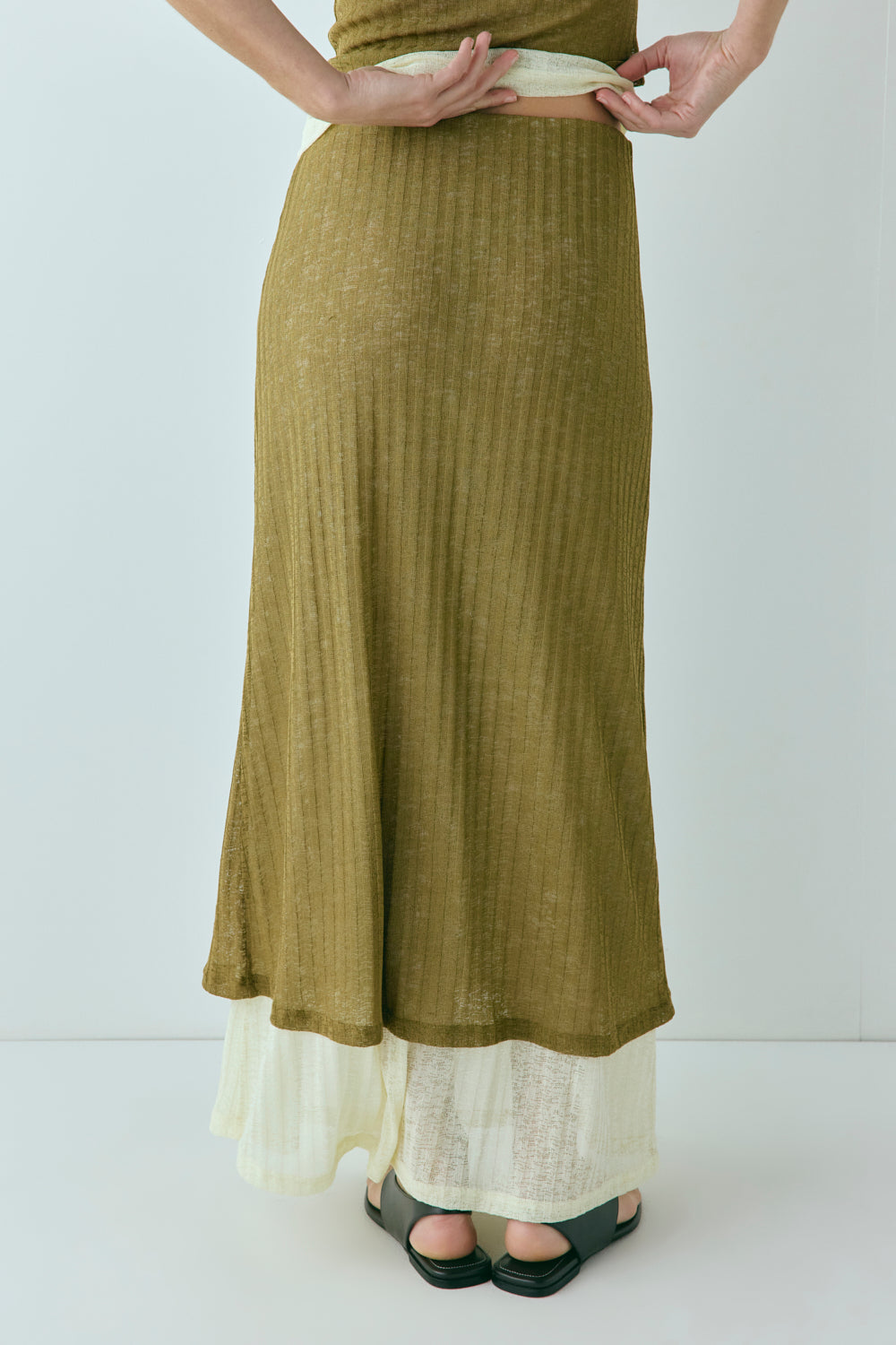 Jil Maxi Skirt Khaki
