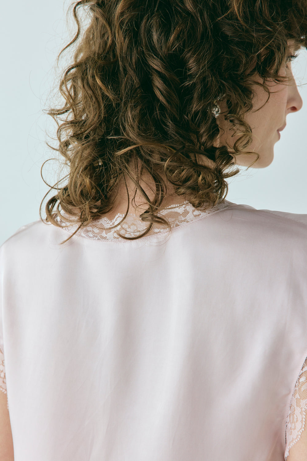 Flores Satin Top Musk