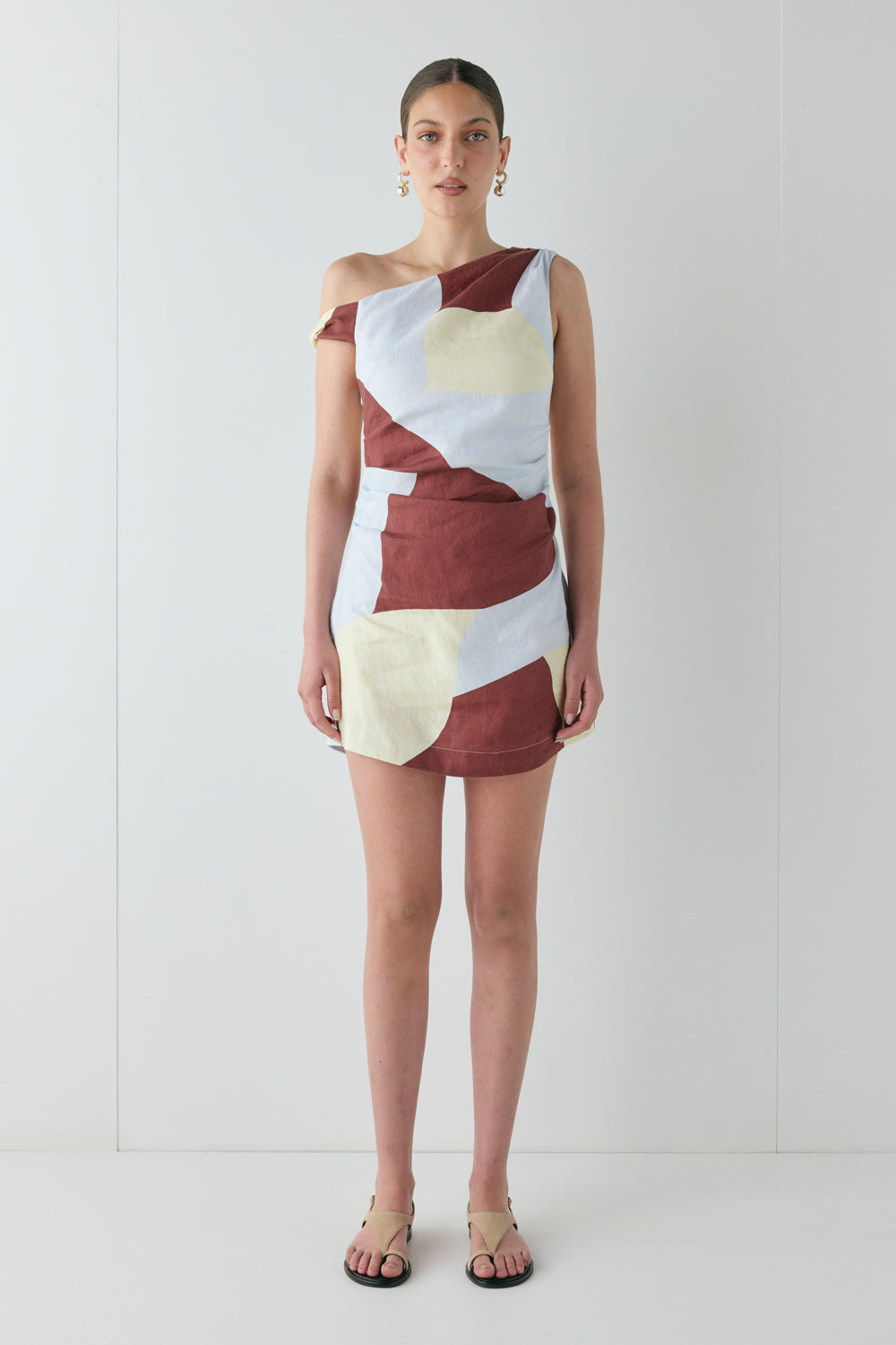 Milly Linen Mini Dress Muna