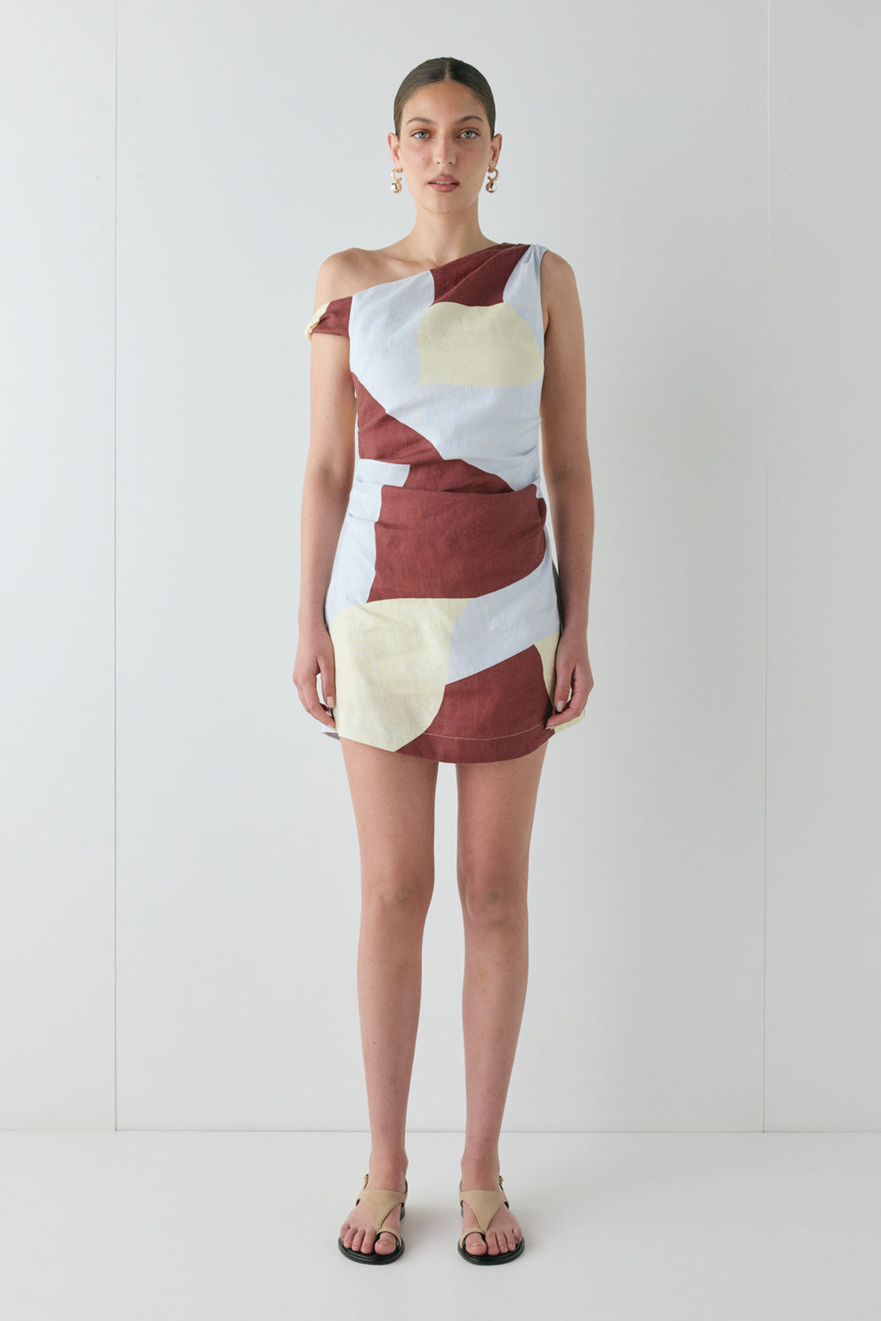 Milly Linen Mini Dress Muna