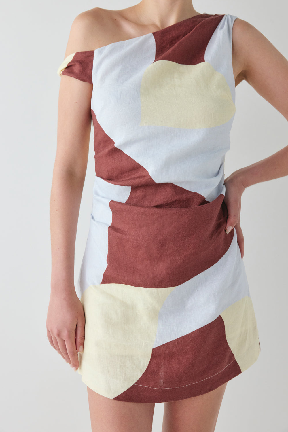 Milly Linen Mini Dress Muna