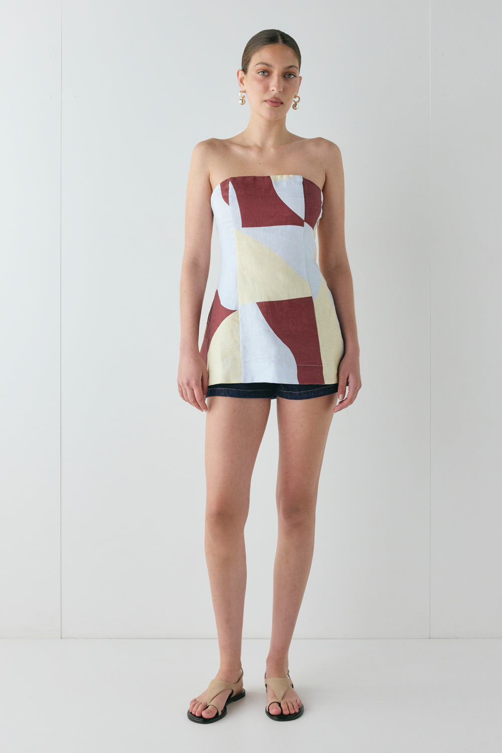 Effie Linen Top Muna