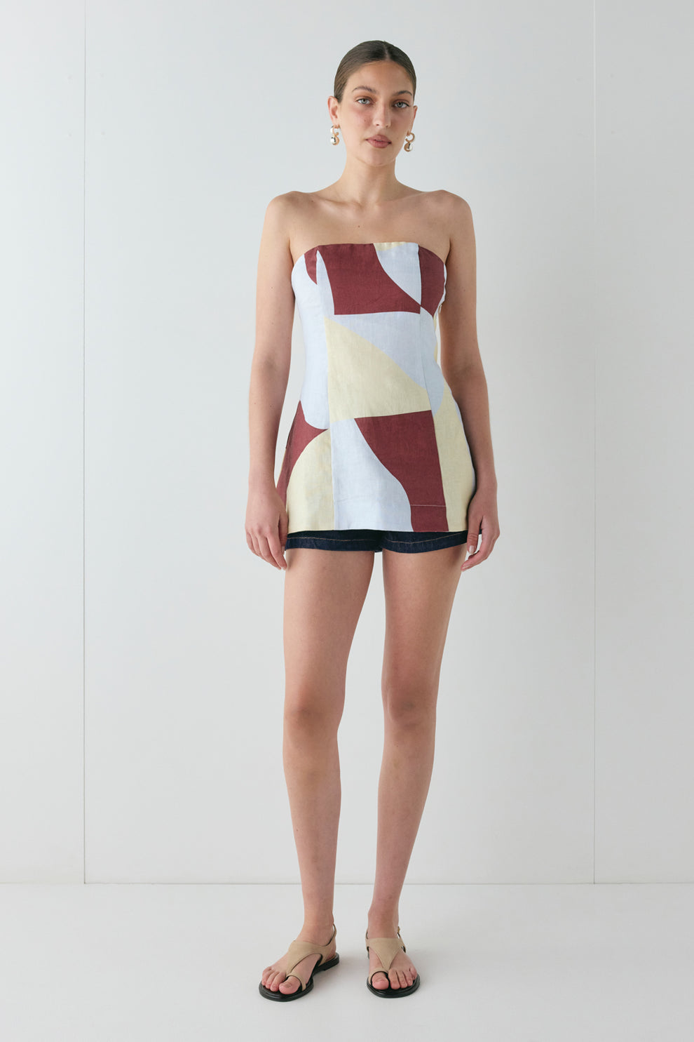 Effie Linen Top Muna