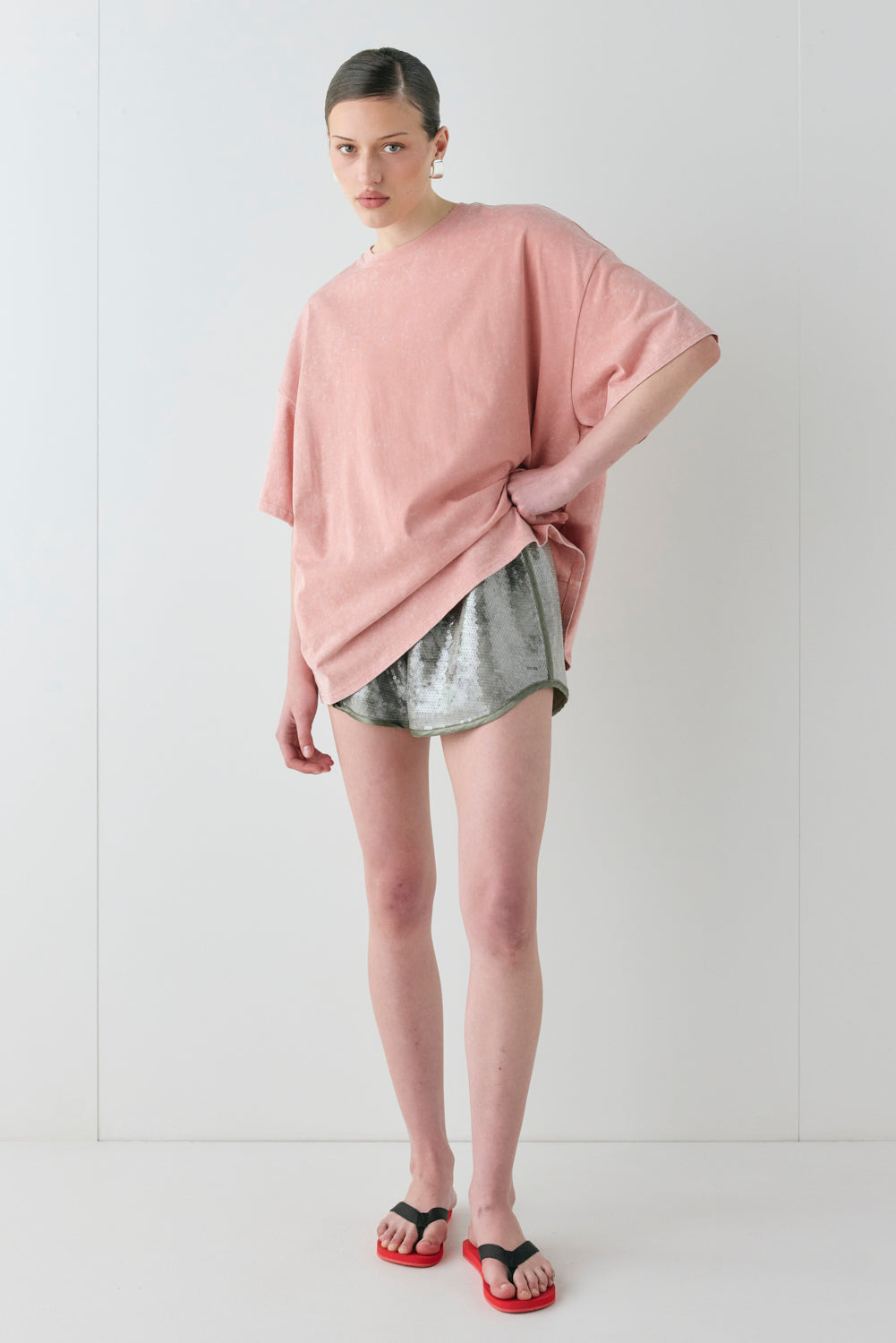 Willow Tee Chalk Pink
