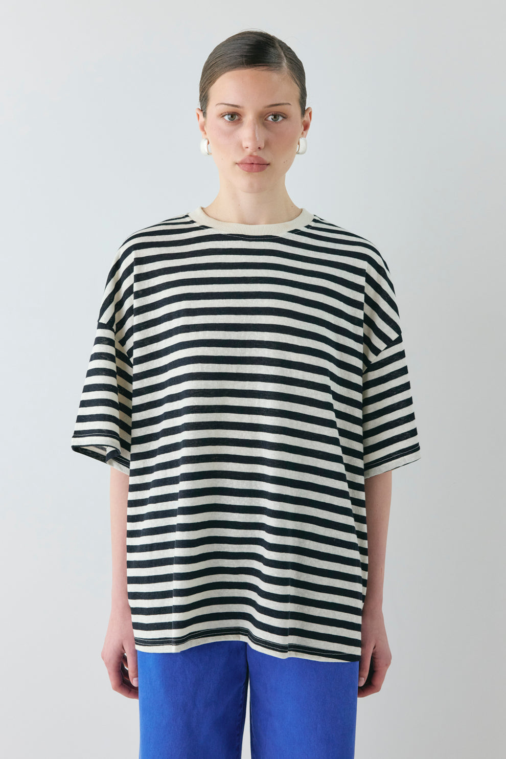 Willow Tee Black Stripe - size:Sophia:AU 6 / US 2