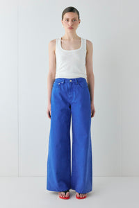 Aston High Rise Denim Jeans Cobalt