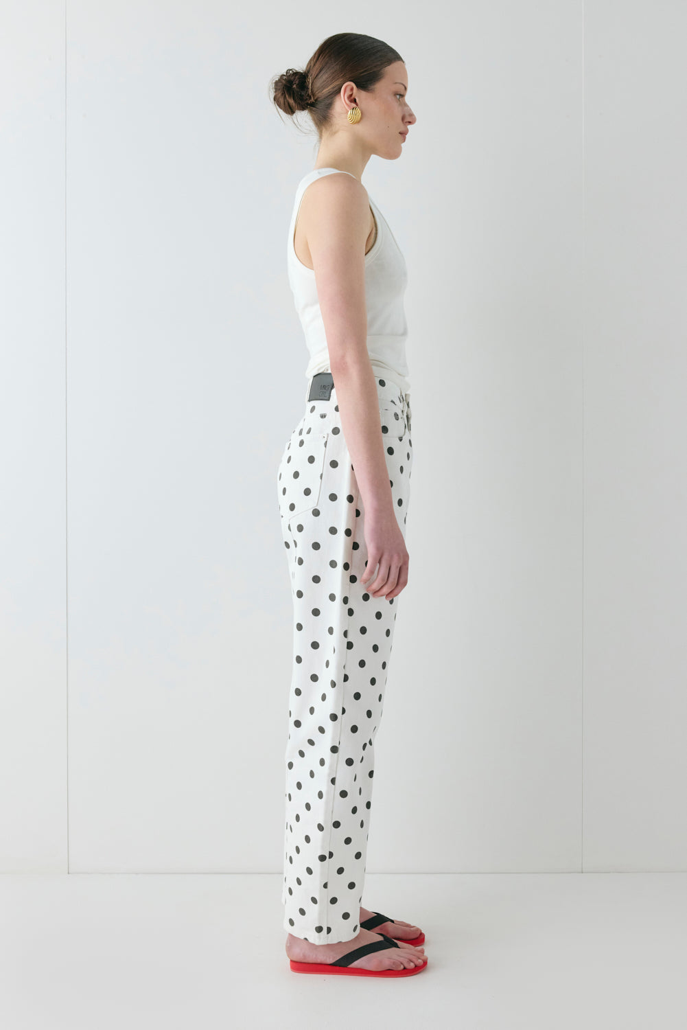 Lex Barrel Jeans Polka Dot