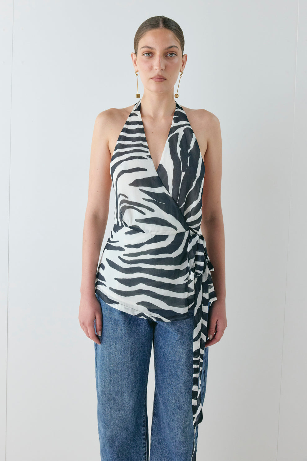 Prue Top Zebra