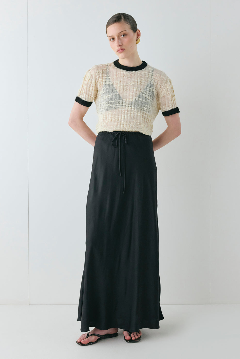 Elodie Maxi Skirt Black