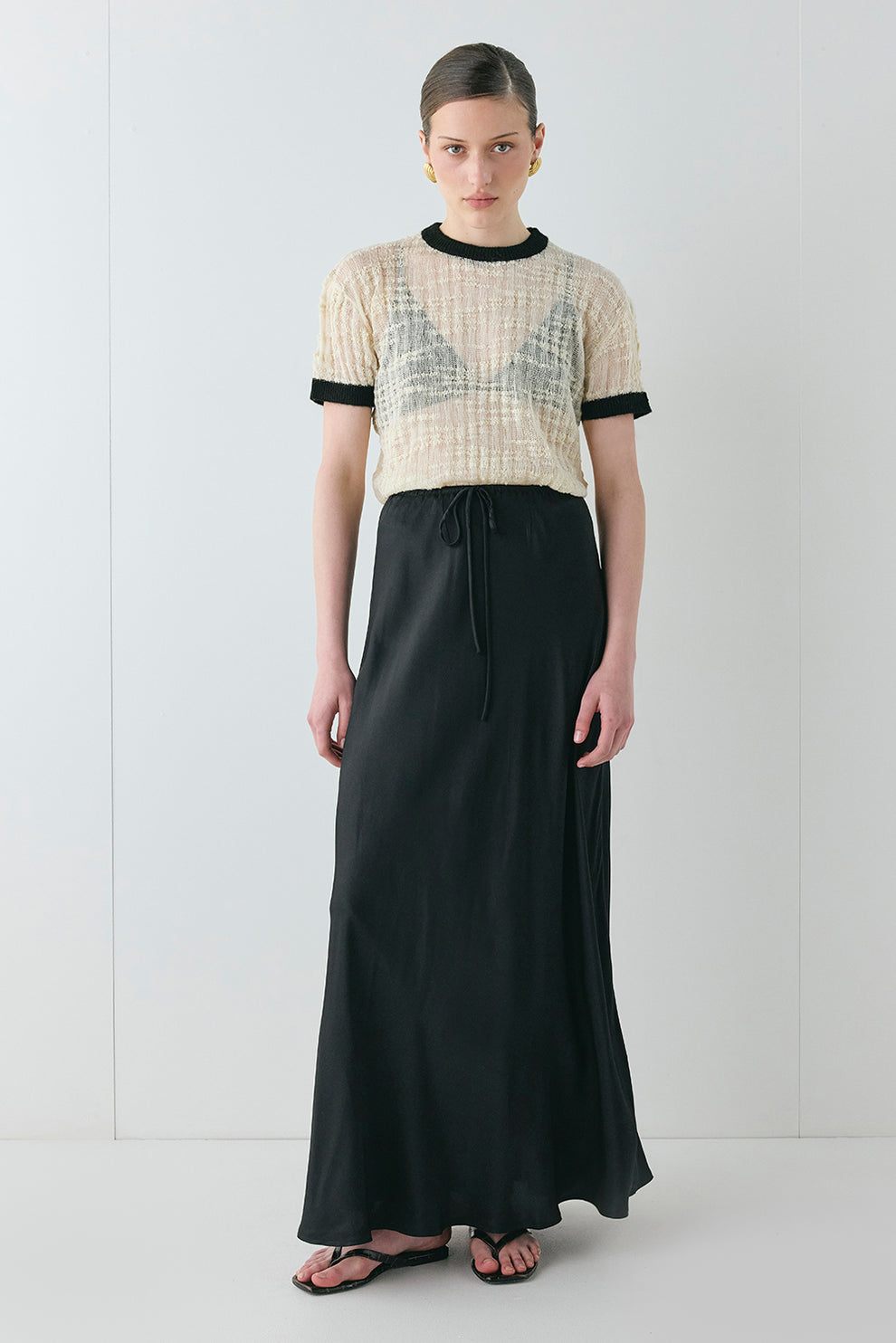 Elodie Maxi Skirt Black - size:Sophia:AU 6 / US 2