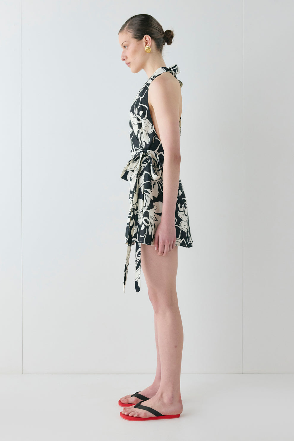 Lo Linen Mini Dress Ani