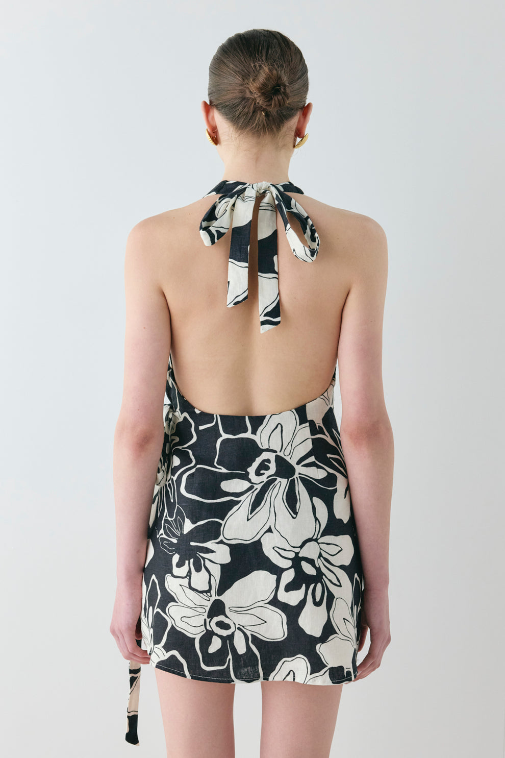 Lo Linen Mini Dress Ani