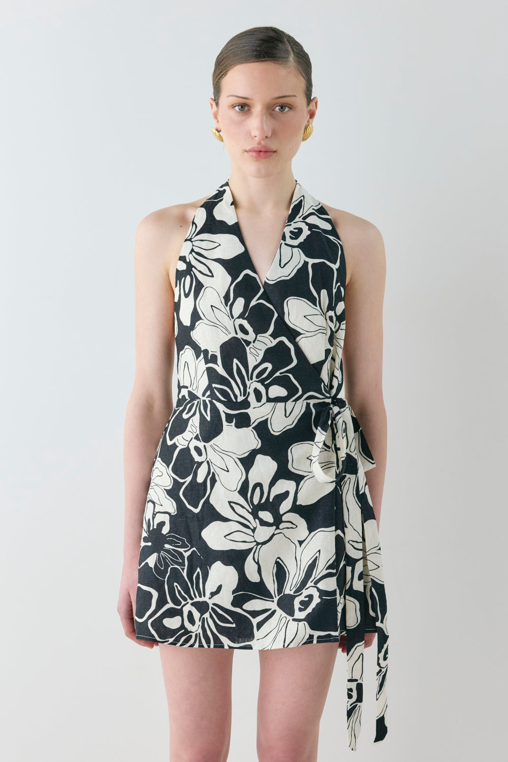 Lo Linen Mini Dress Ani - size:Sophia:AU 6 / US 2