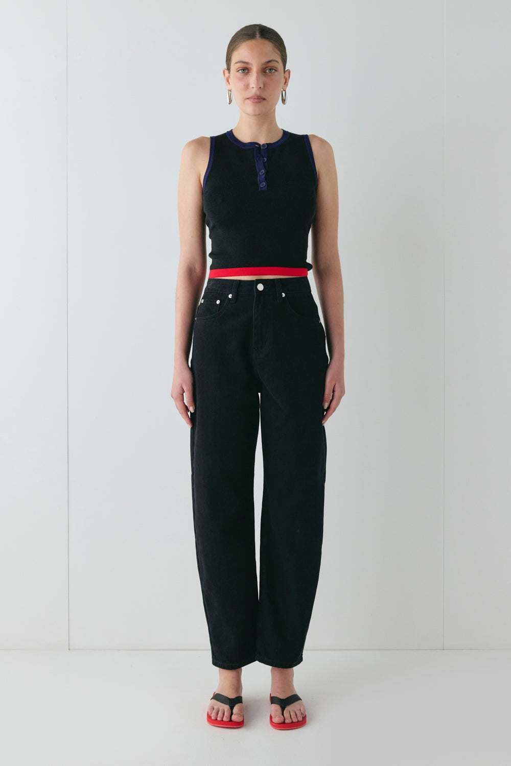 Brooklyn Knit Top Black