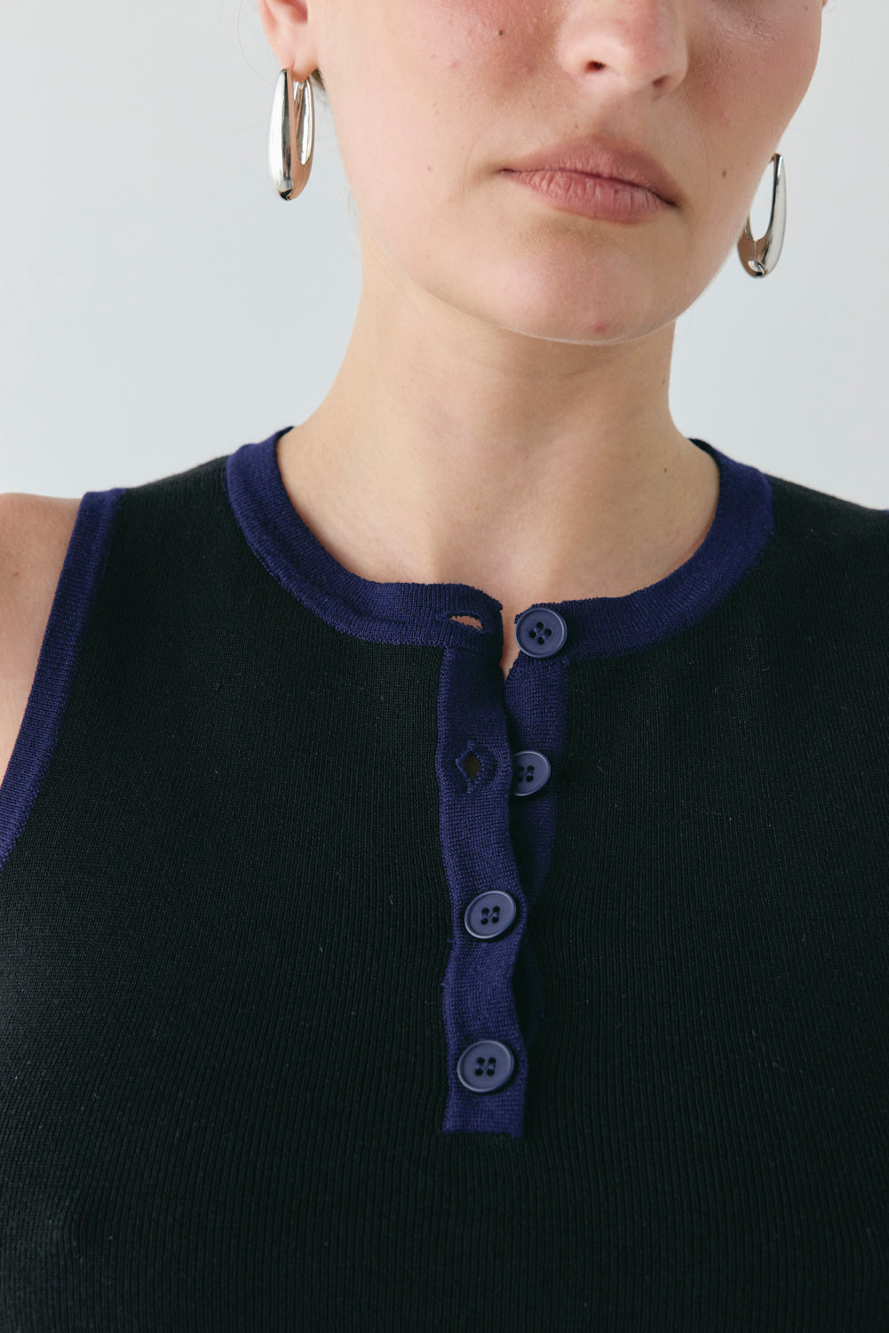 Brooklyn Knit Top Black