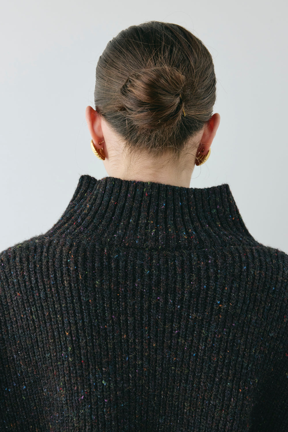 Yumi Knit Jumper Black Speckle