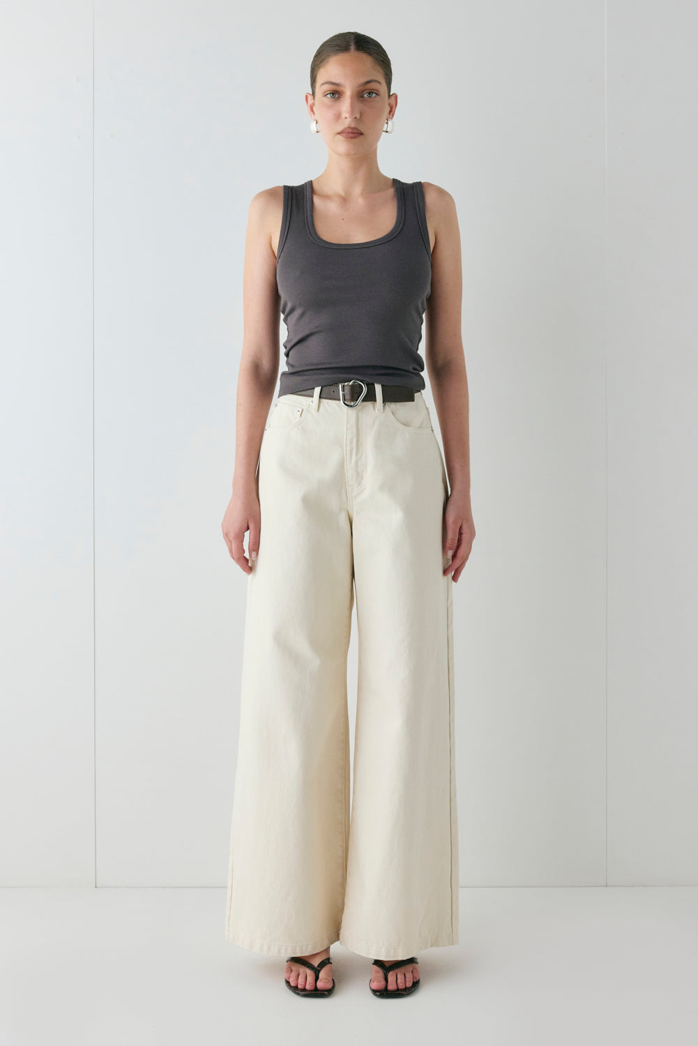 Aston Denim Jeans Cream - size:Kailee:AU 6 / US 2