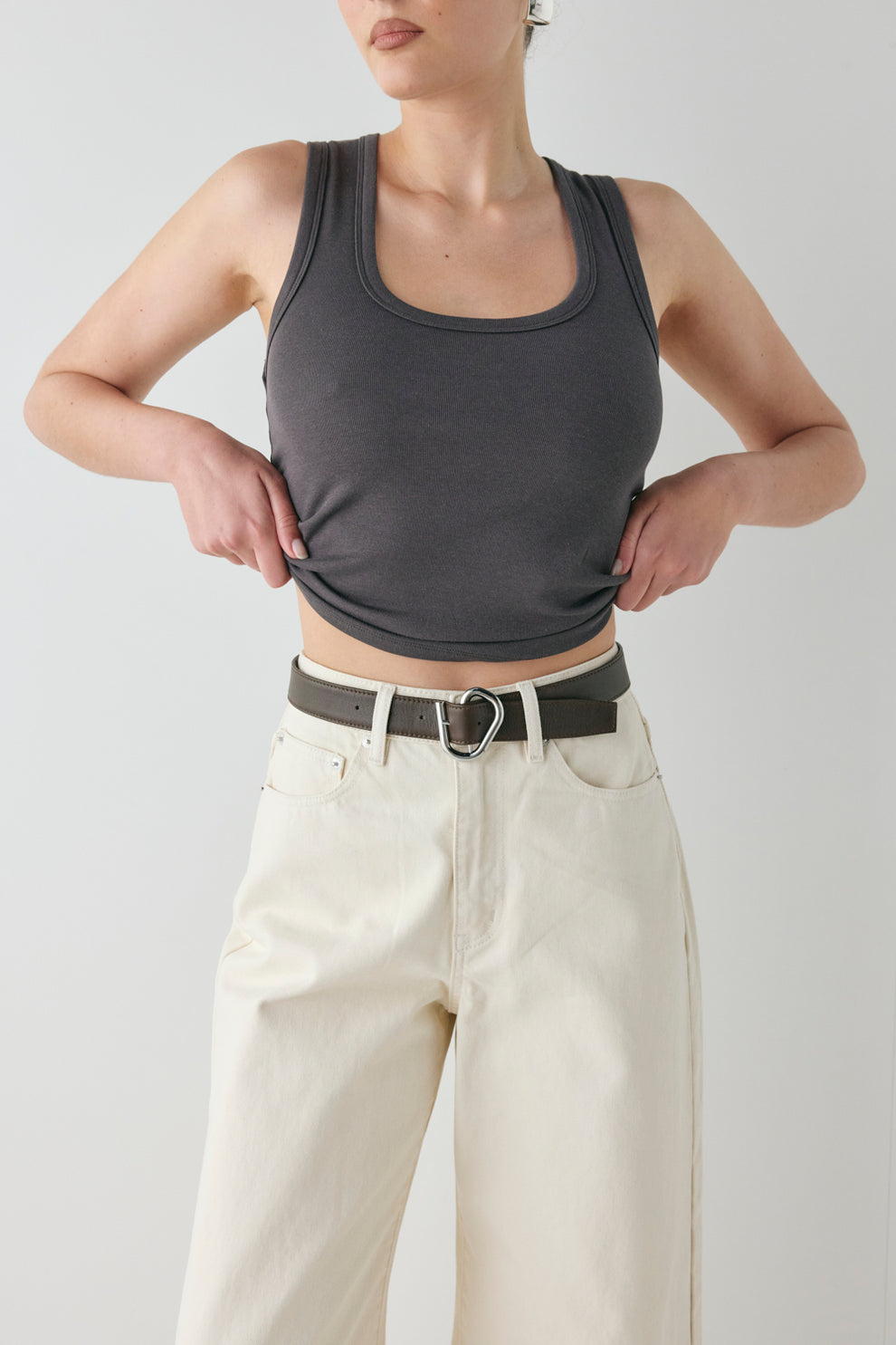 Aston Denim Jeans Cream