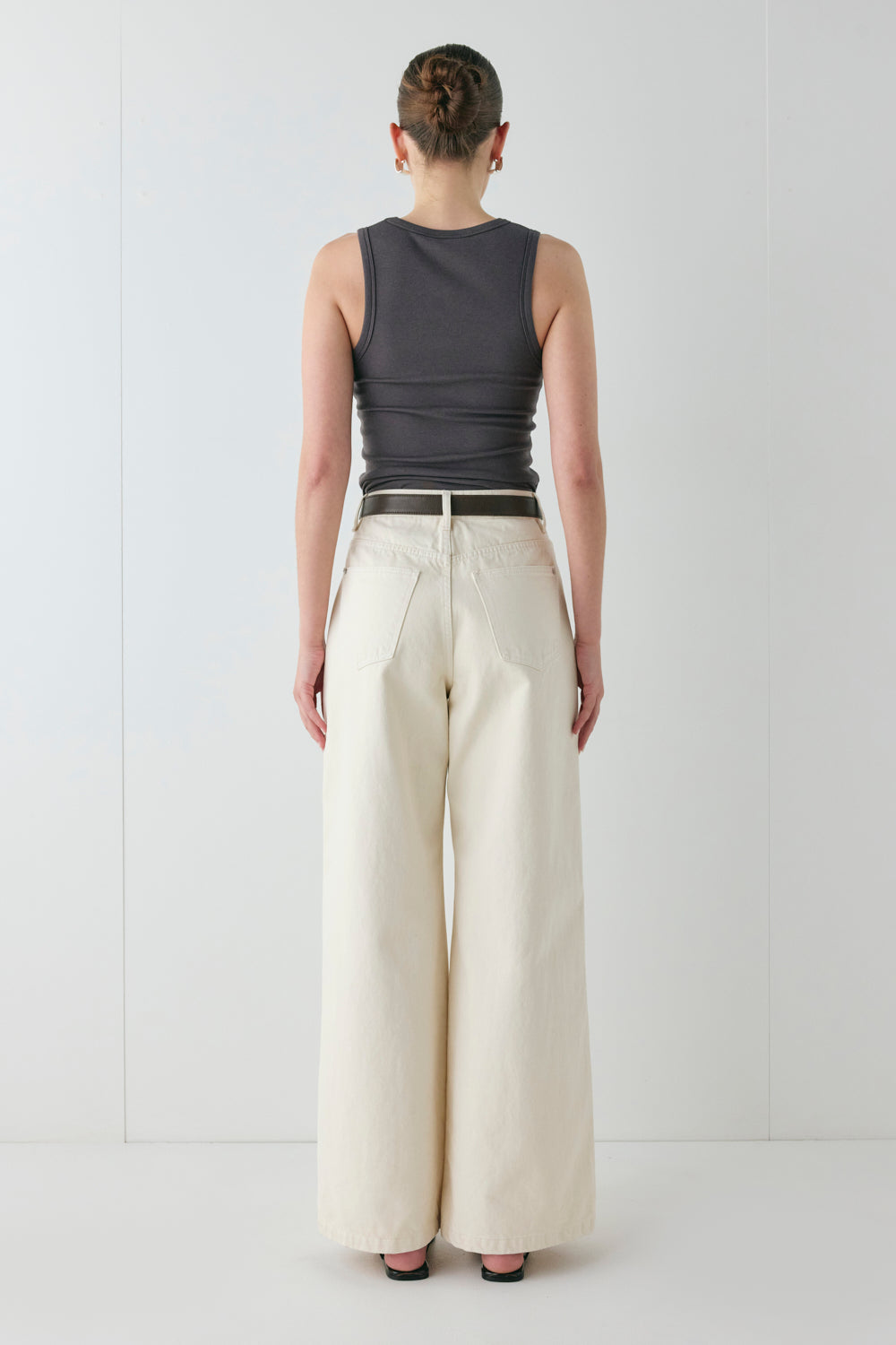 Aston Denim Jeans Cream