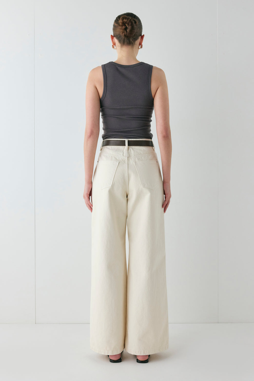 Aston Denim Jeans Cream