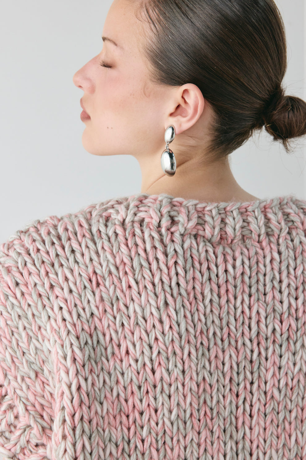 Bobbie Knit Tunic Vest Pink Marle