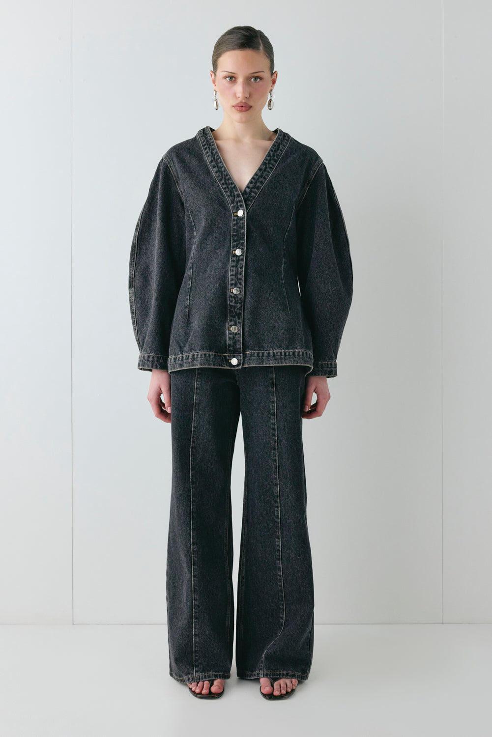 Vivien Denim Jacket Washed Black