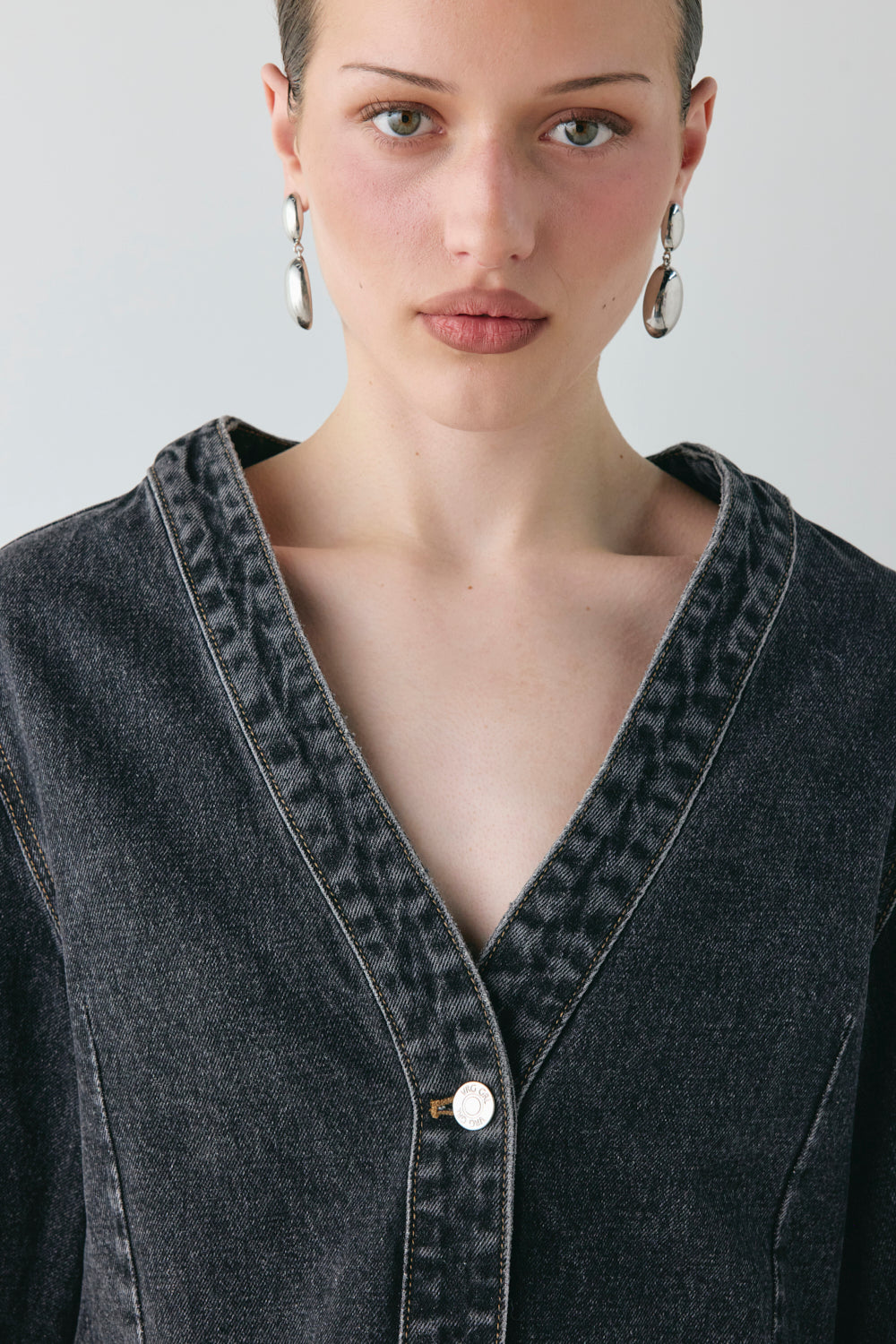 Vivien Denim Jacket Washed Black