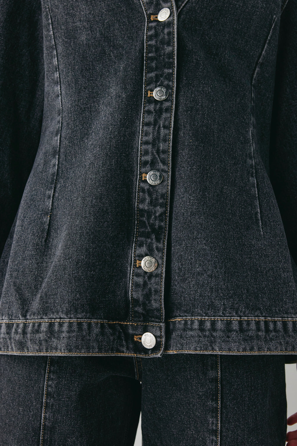Vivien Denim Jacket Washed Black