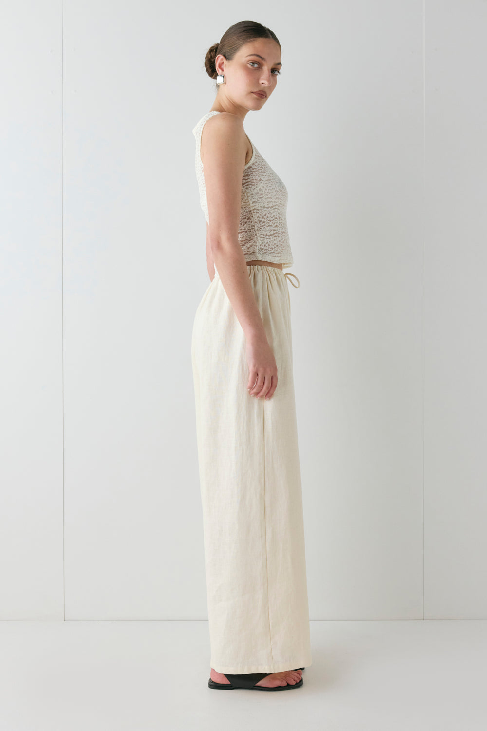 Raya Linen Pants Cream