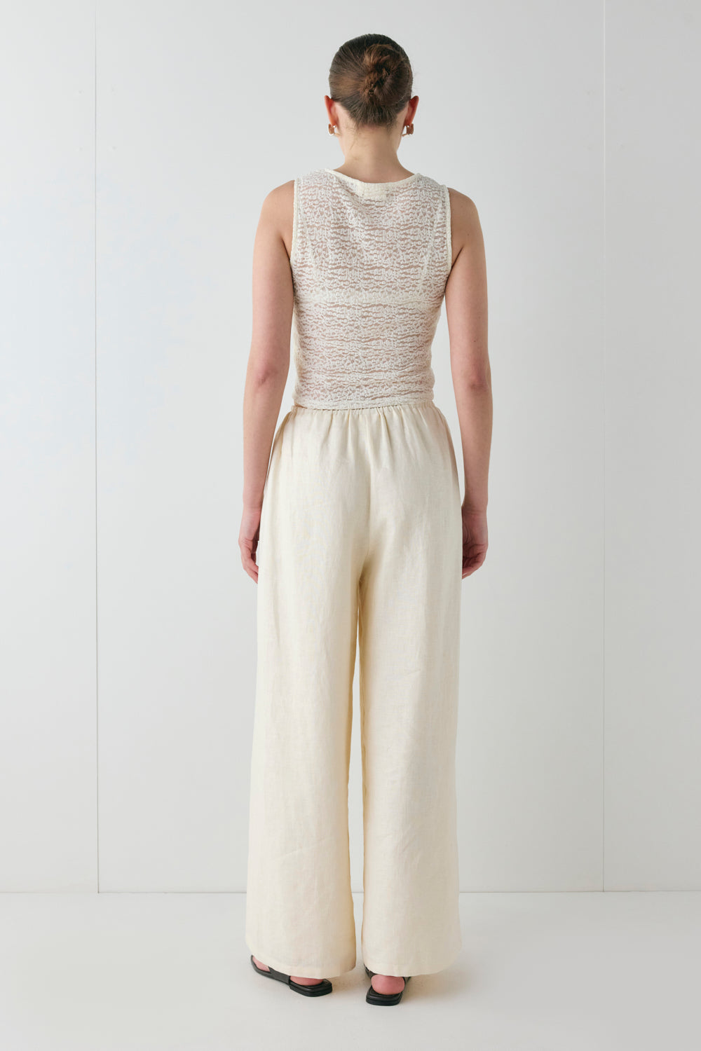 Alexis Lace Top Cream