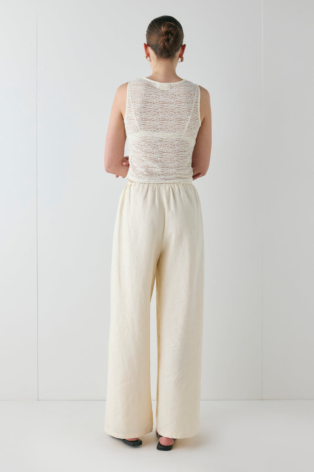 Raya Linen Pants Cream