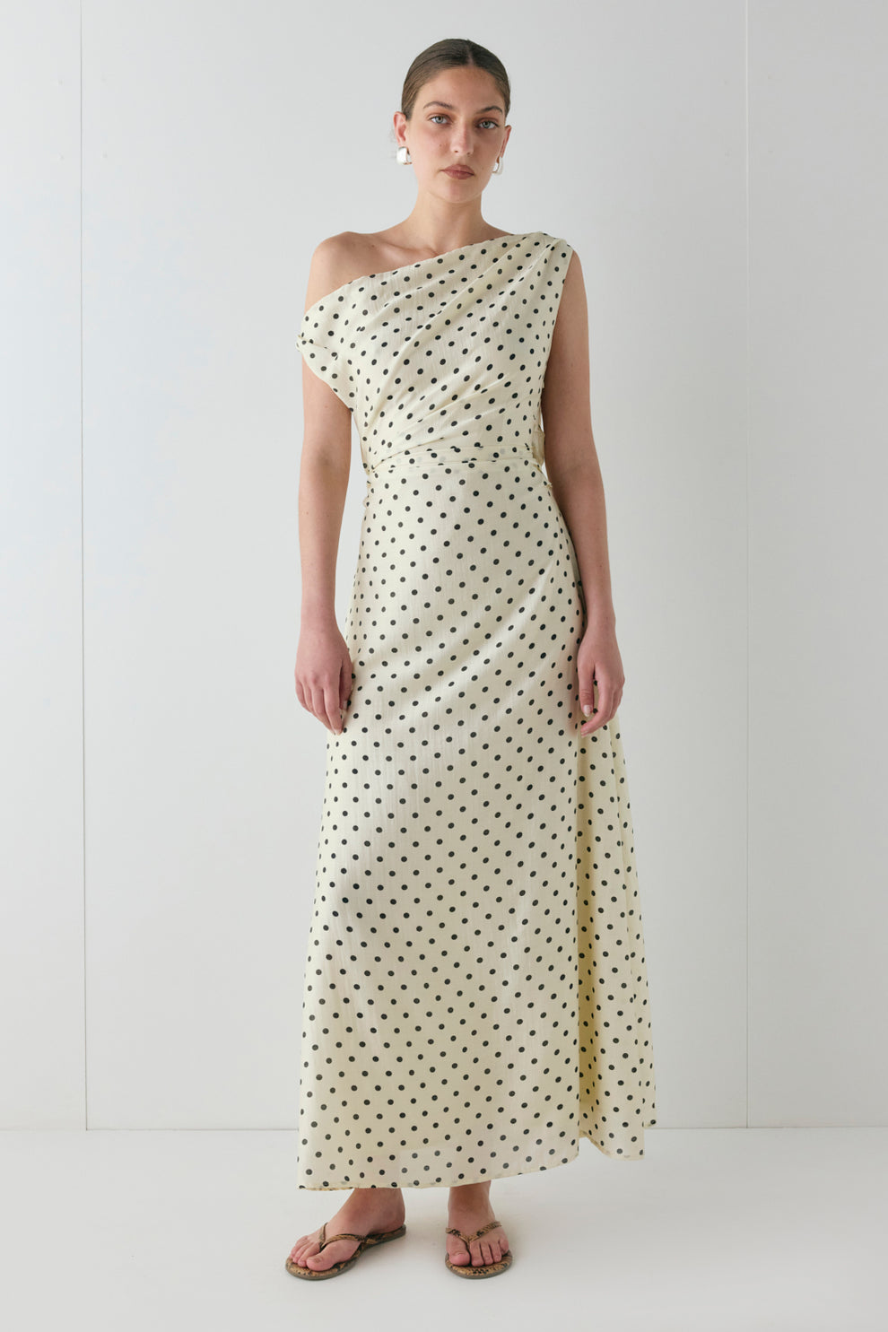 Yvonne Maxi Dress Polka Dot VRG GRL Yvonne Maxi Dress Polka Dot VRG GRL