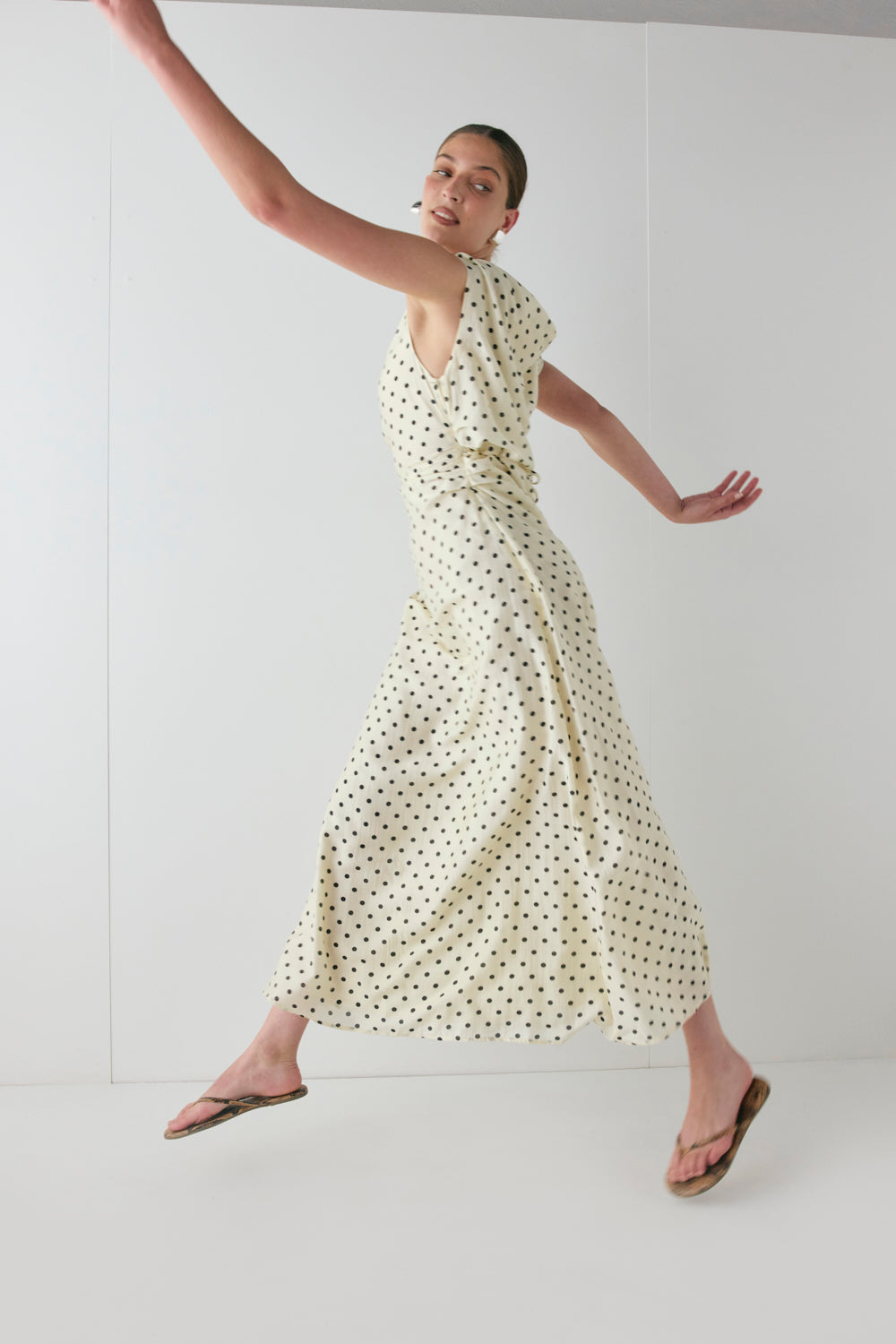 Yvonne Maxi Dress Polka Dot