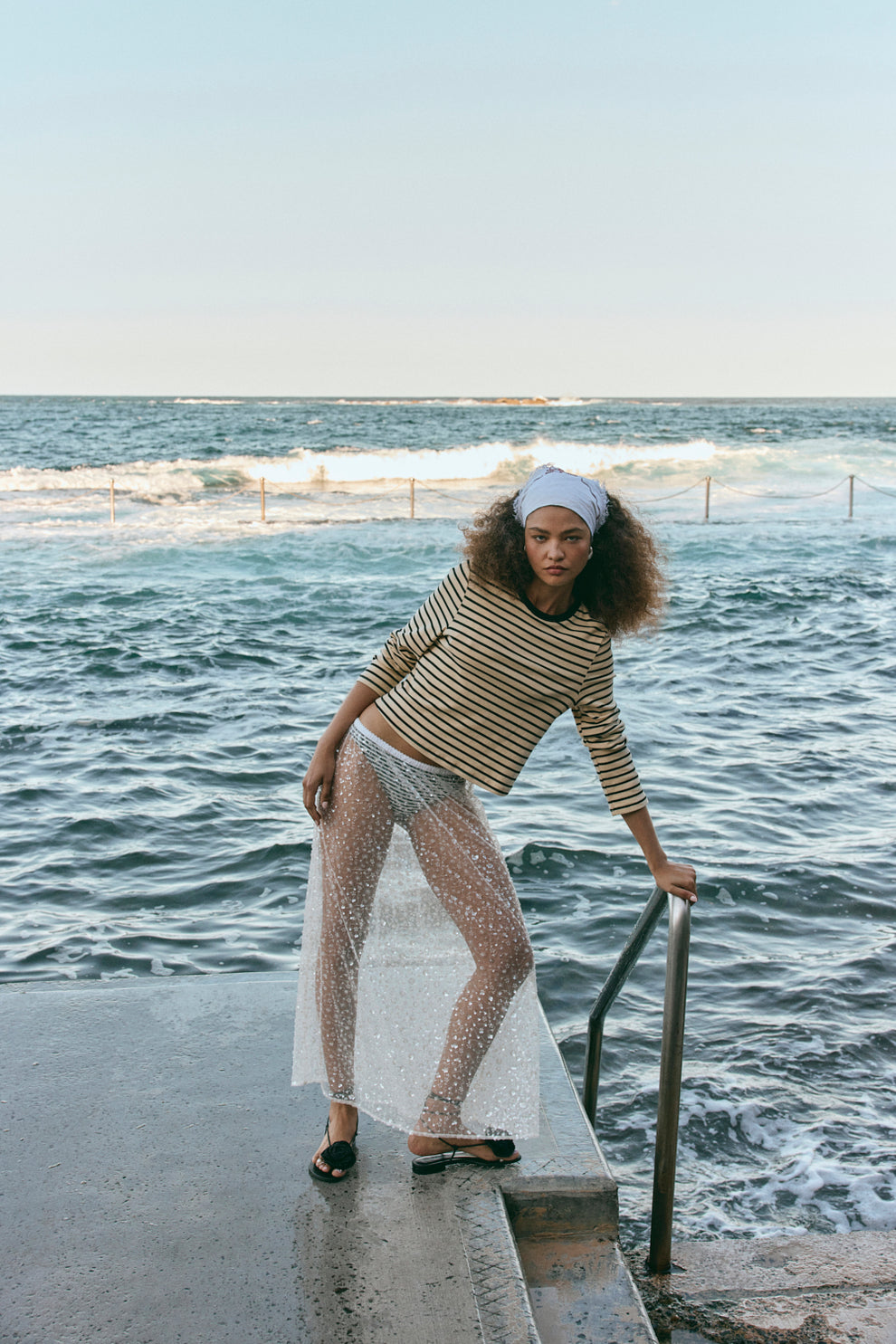 Daisy Sequin Maxi Skirt