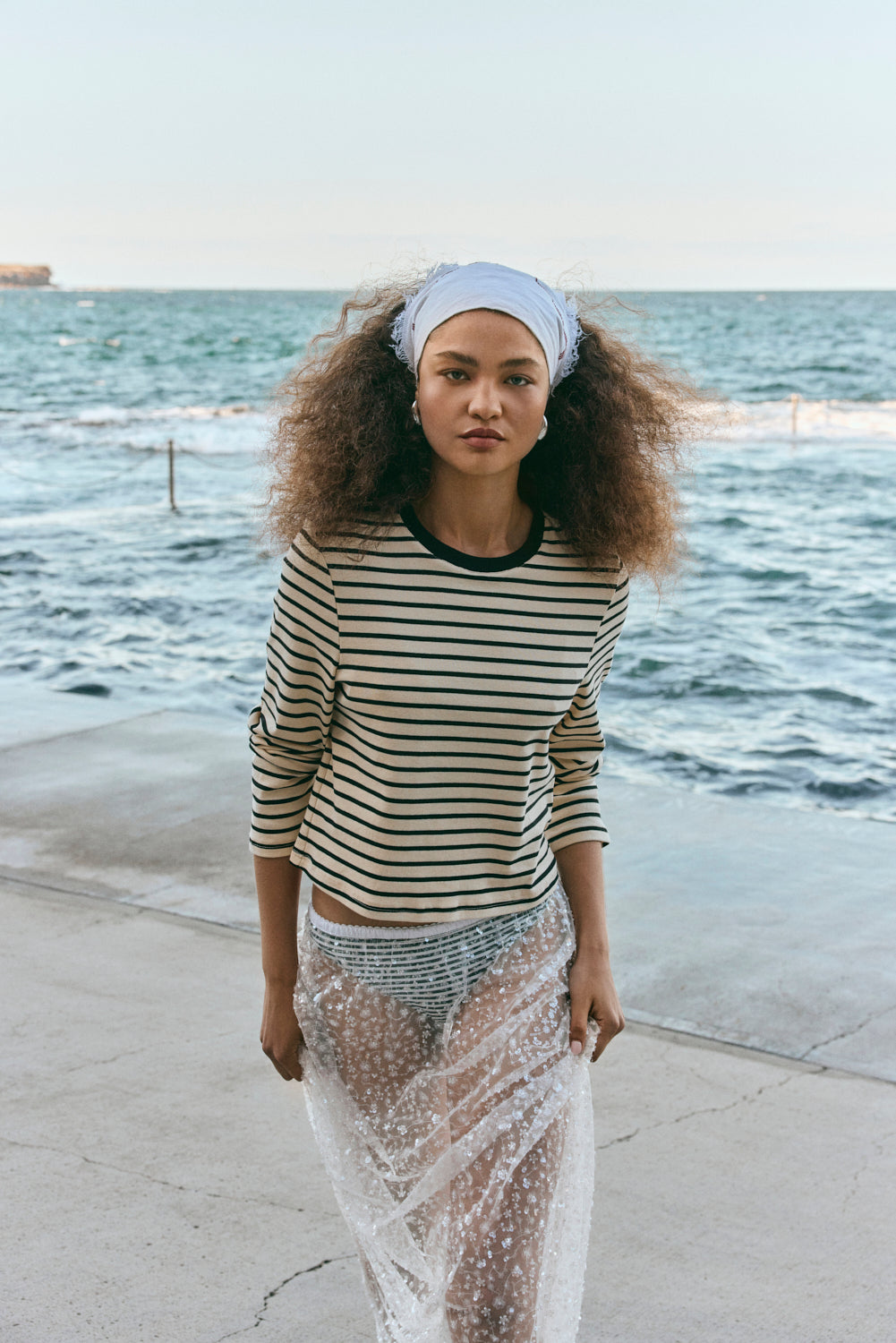 Max Top Black Stripe - size:Carol:AU 6 / US 2