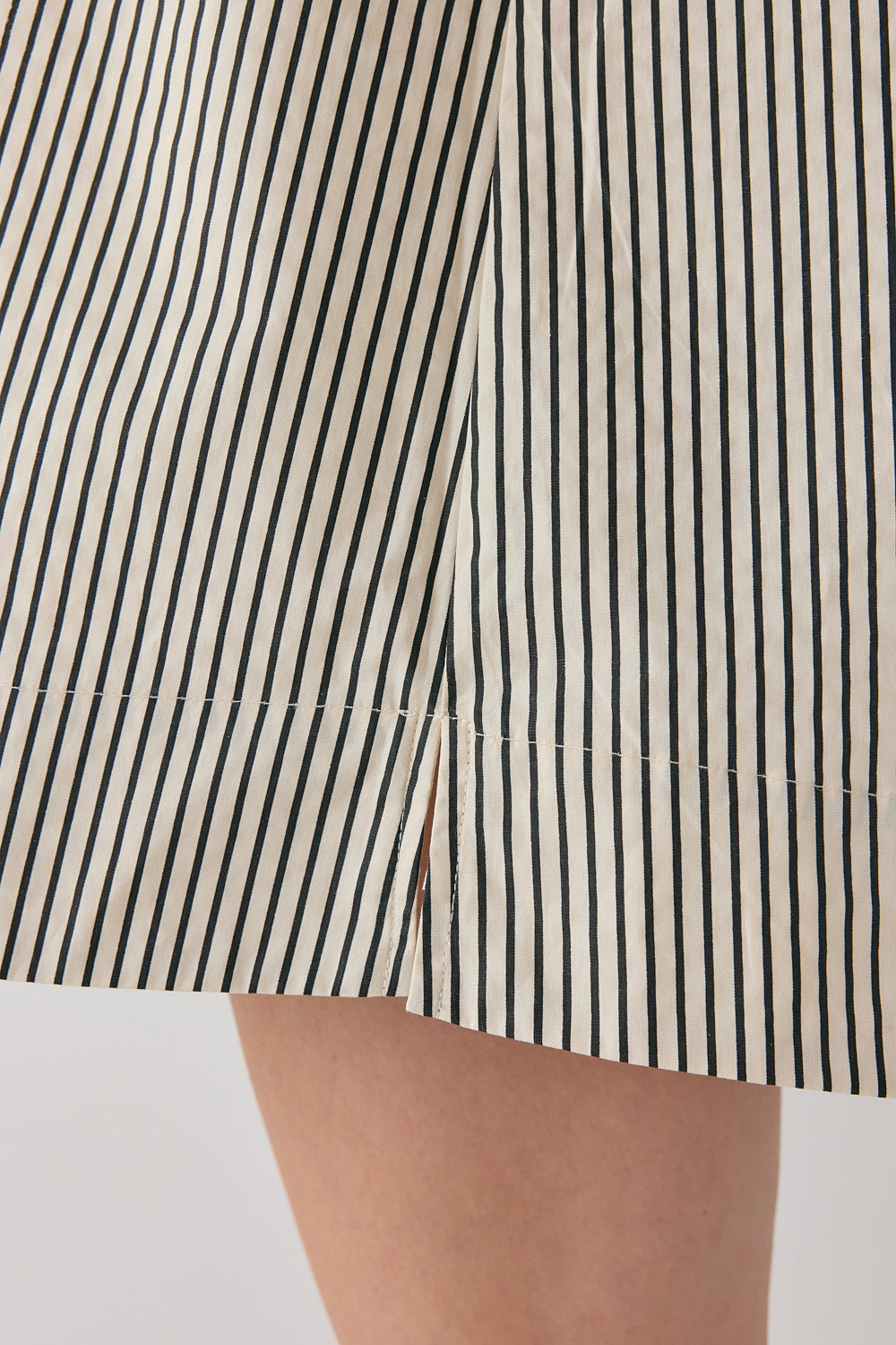 Yuri Mini Dress Black Stripe