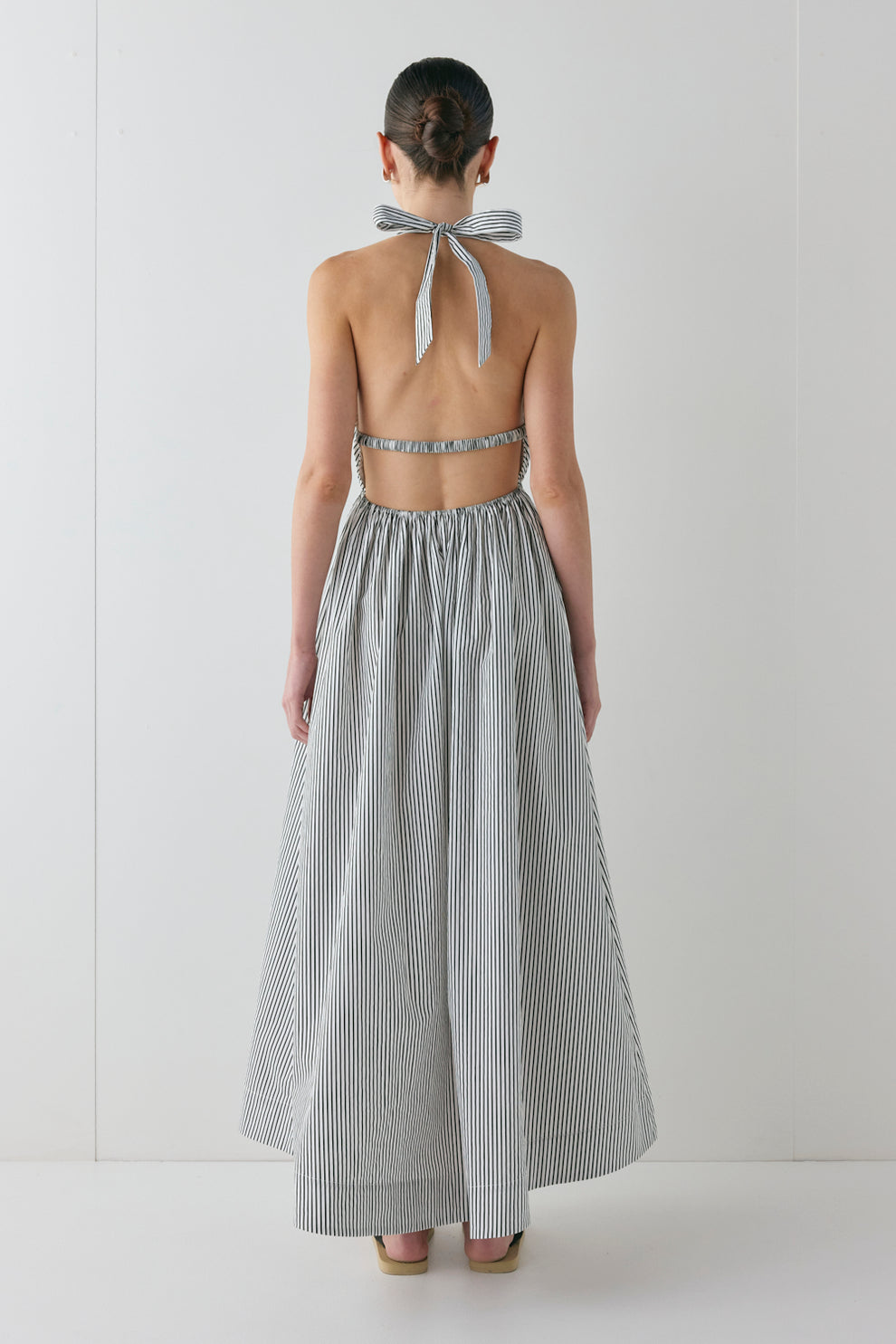 Demi Midi Dress Stripe