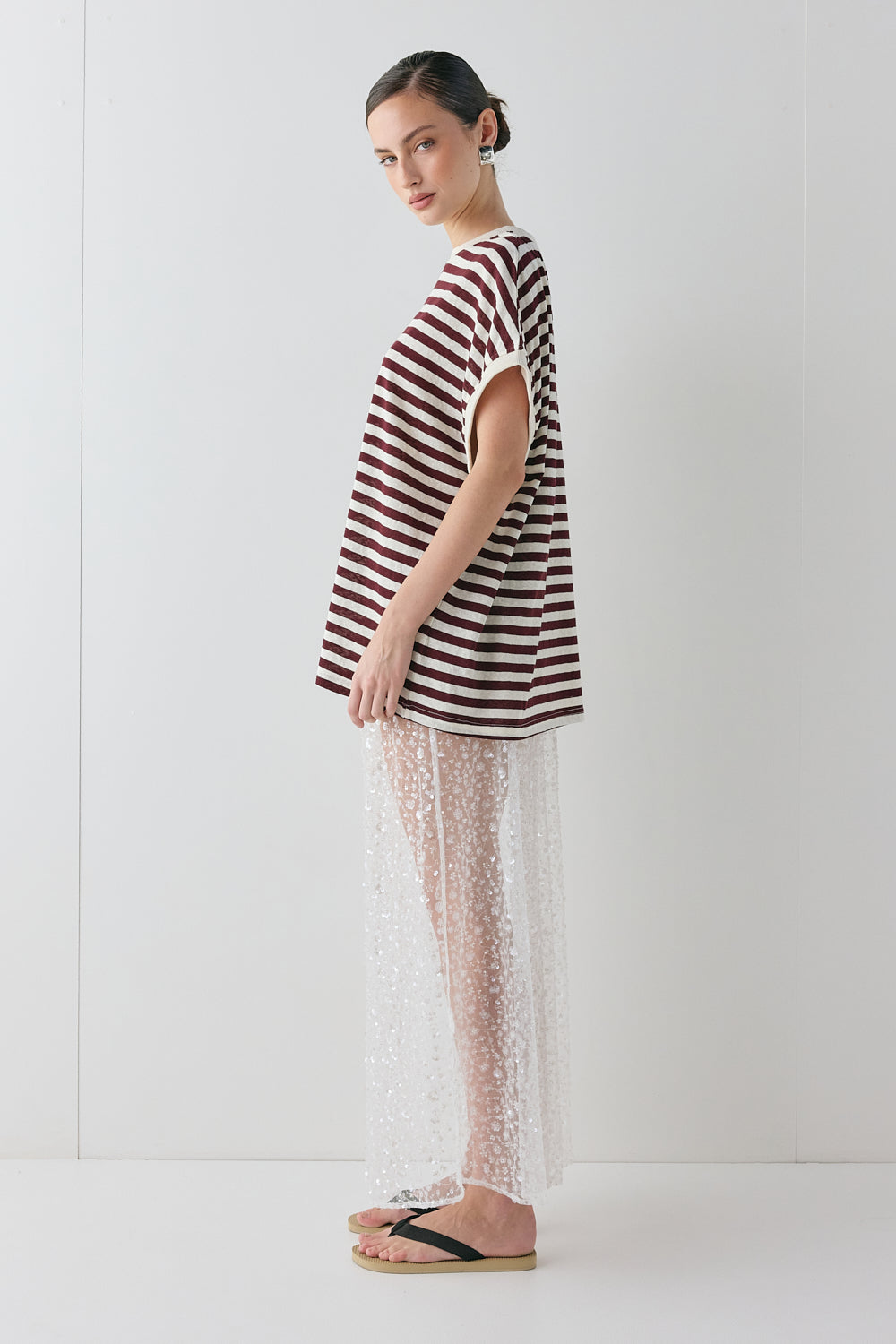 Daisy Sequin Maxi Skirt