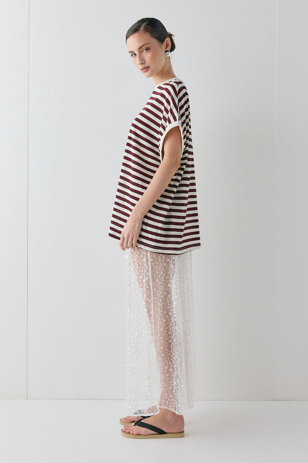 Daisy Sequin Maxi Skirt