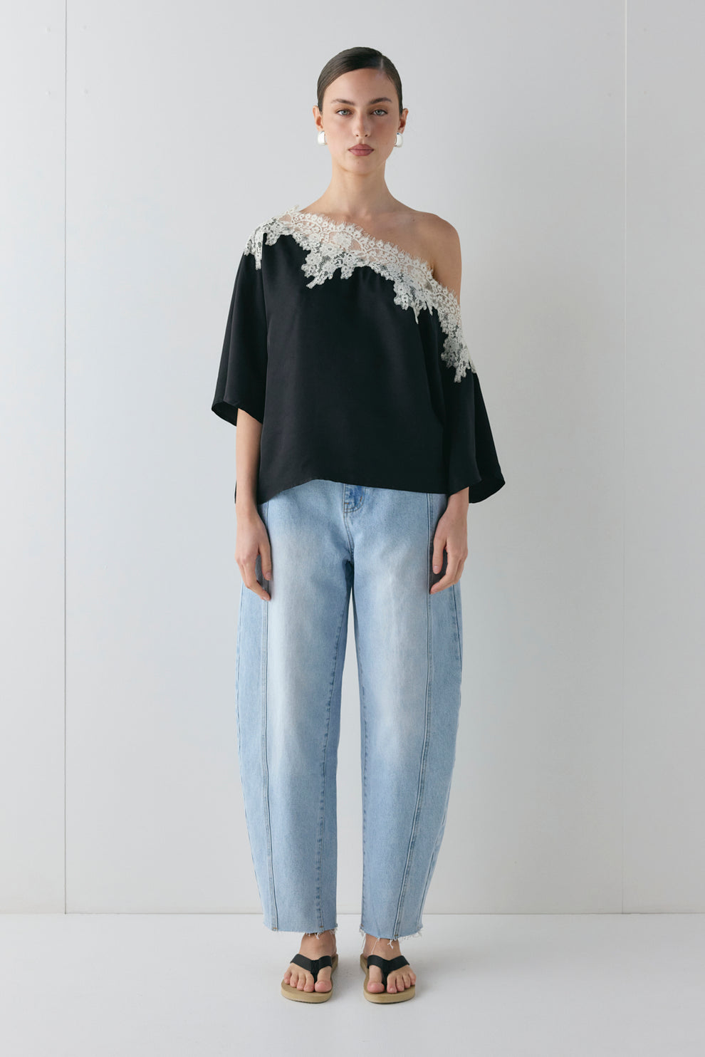 Miette Lace Top Black