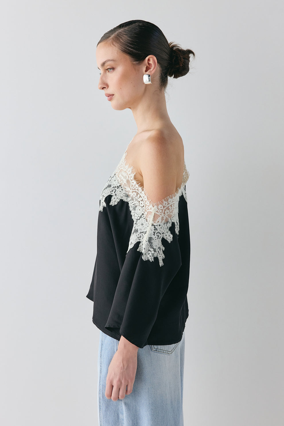 Miette Lace Top Black
