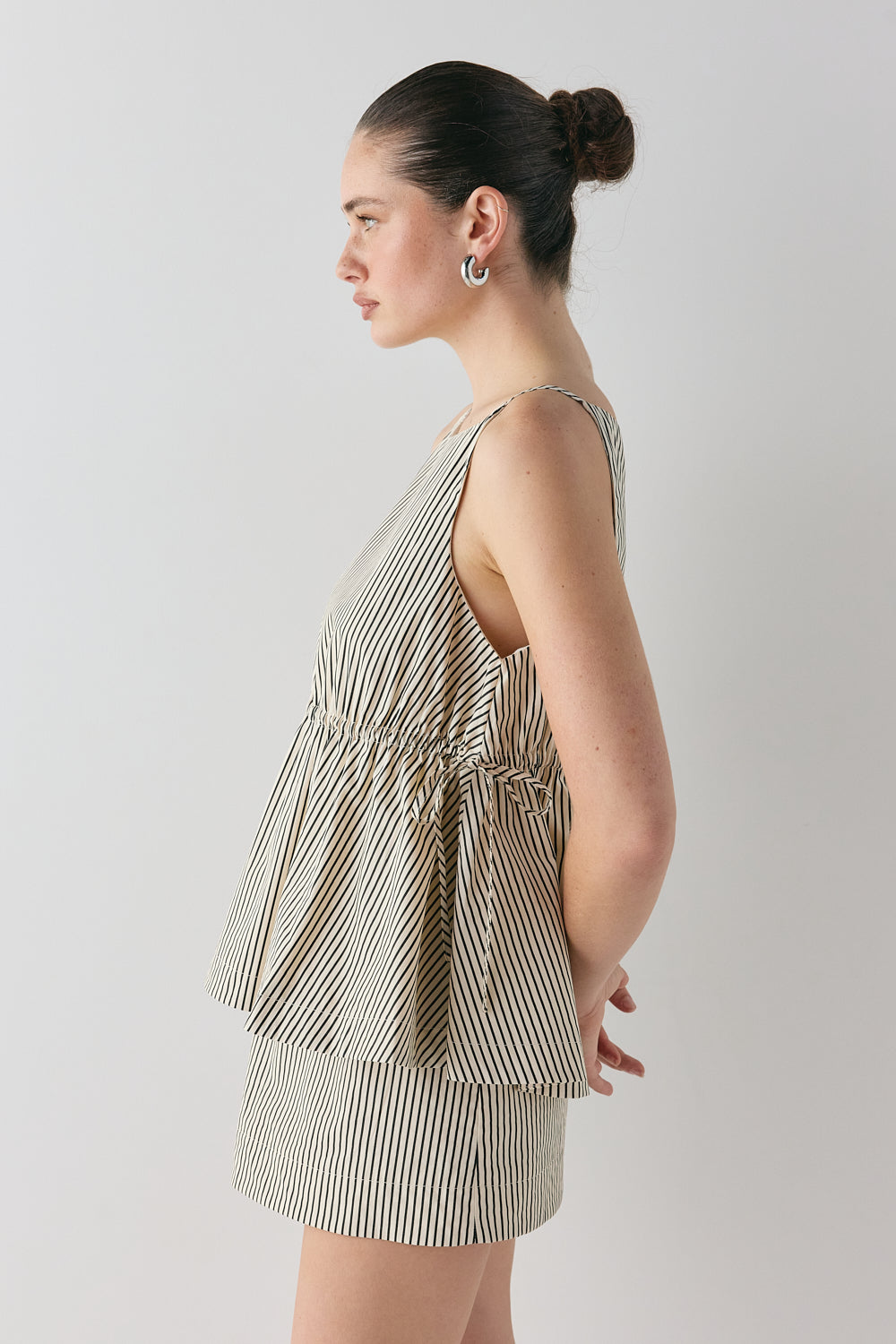 Indi Top Black Stripe