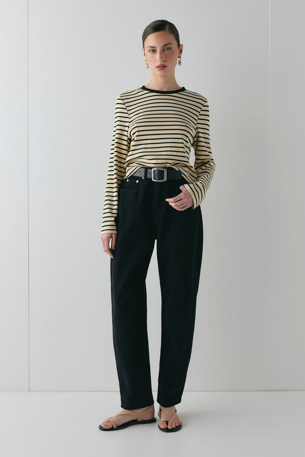 Max Top Black Stripe