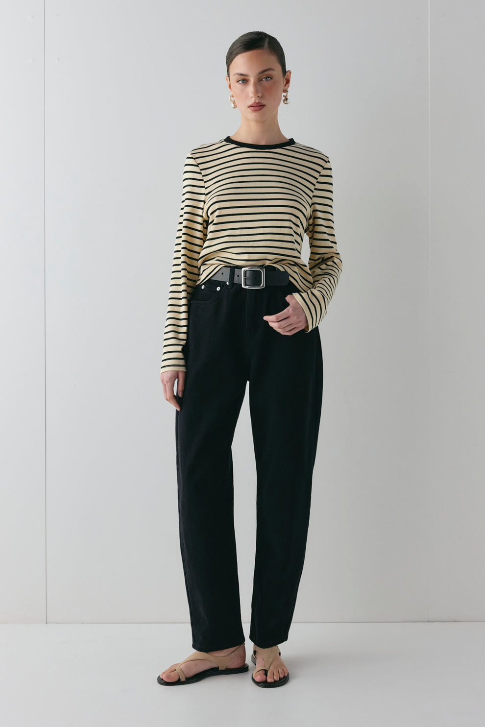 Max Top Black Stripe