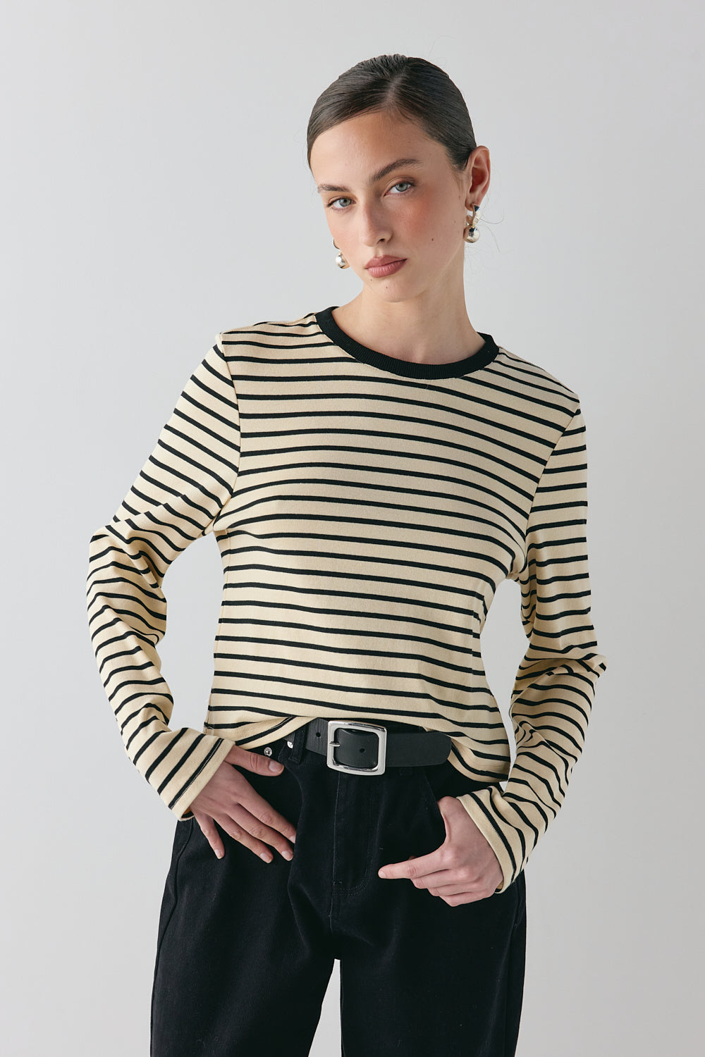 Max Top Black Stripe